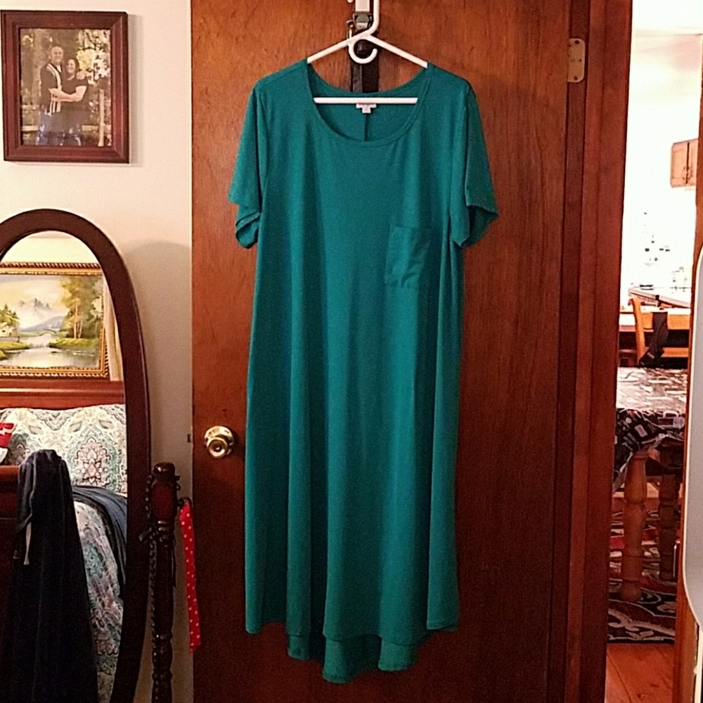 3xl lularoe teal Carly lula